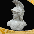 Carving White Marble Famous Solider bust sculpture in Europe for sale